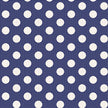 Medium Dots - Night Blue