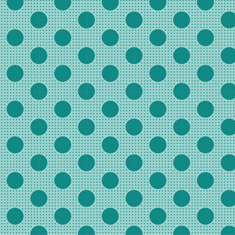 Medium Dots - Dark Teal