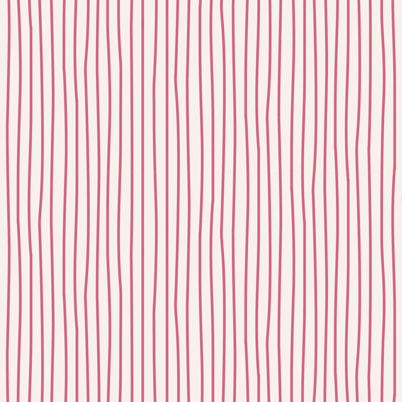 Classic Basics - Pen Stripe - Pink