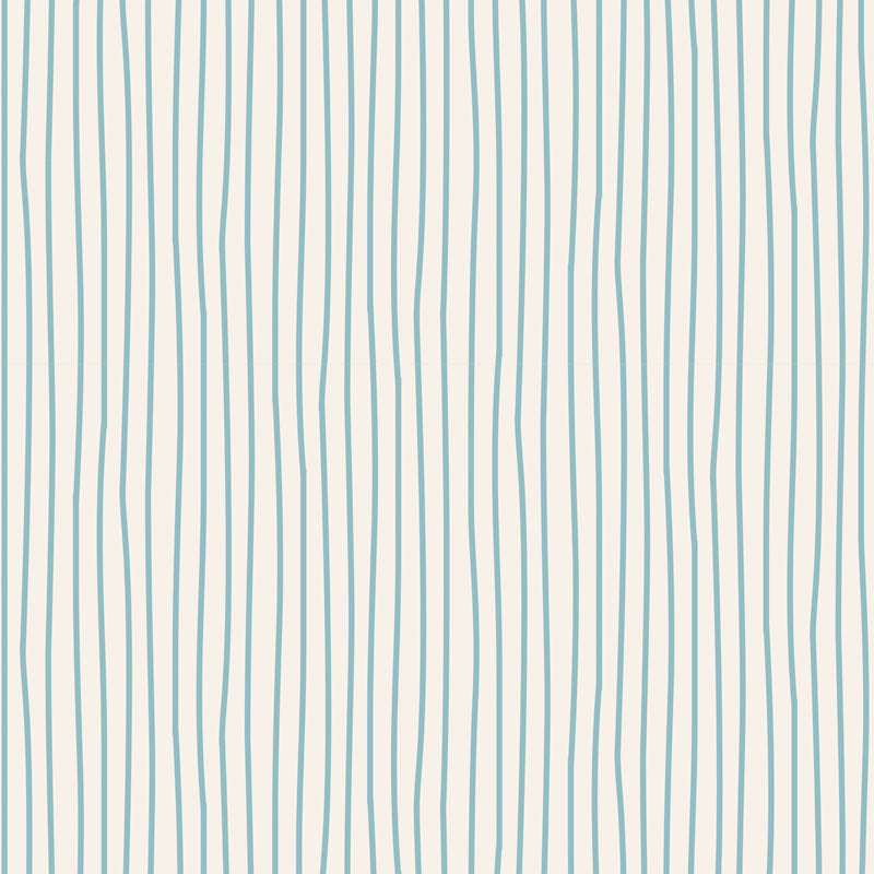 Classic Basics - Pen Stripe - Light Blue