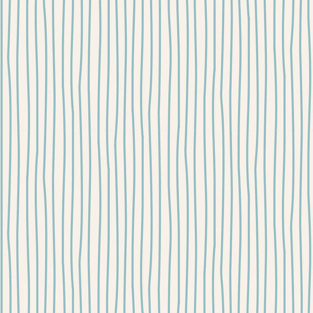 Classic Basics - Pen Stripe - Light Blue