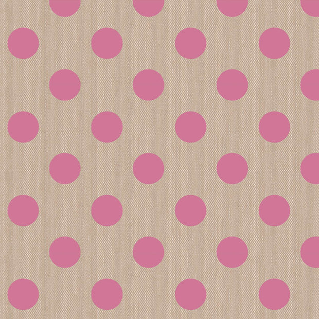 Chambray Dots - Pink