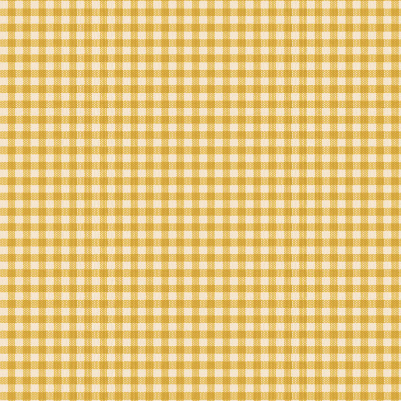 Tilda Creating Memories - Gingham - Yellow