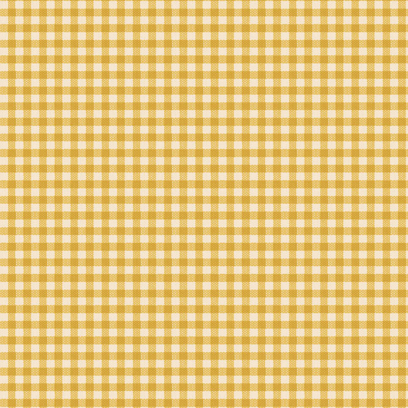 Tilda Creating Memories - Gingham - Yellow