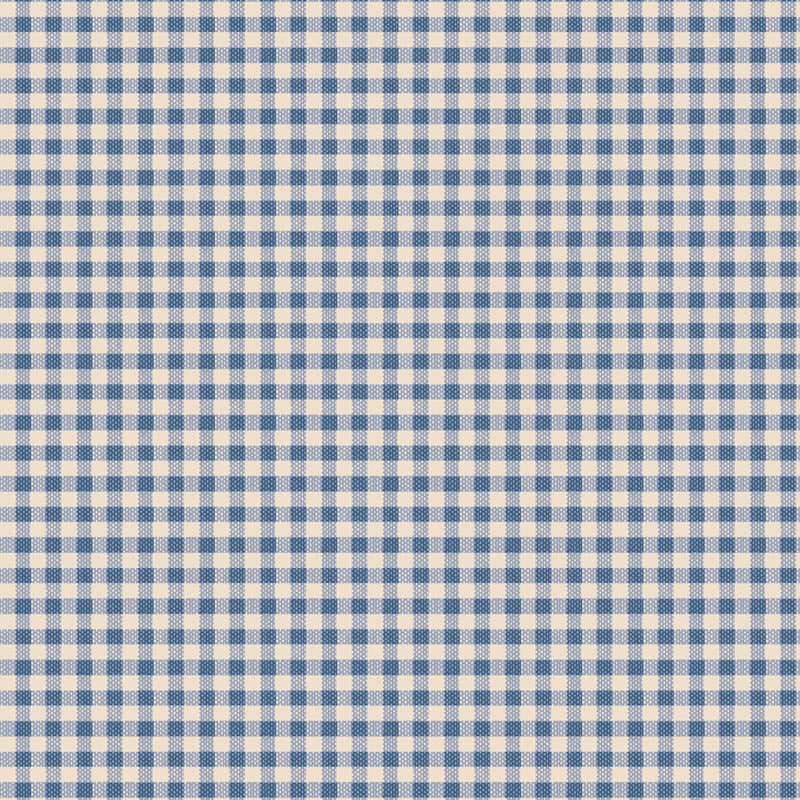Tilda Creating Memories - Gingham - Blue
