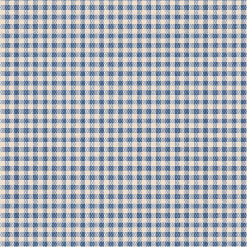 Tilda Creating Memories - Gingham - Blue