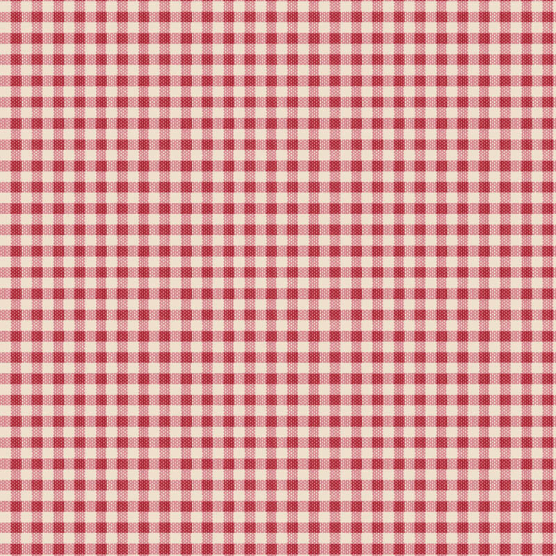 Tilda Creating Memories - Gingham - Red