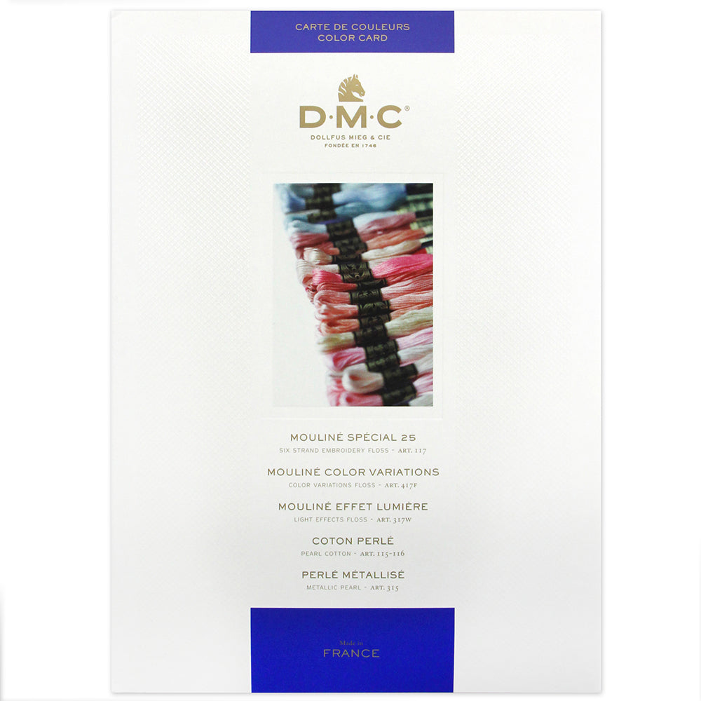 DMC Threaded Colour Card