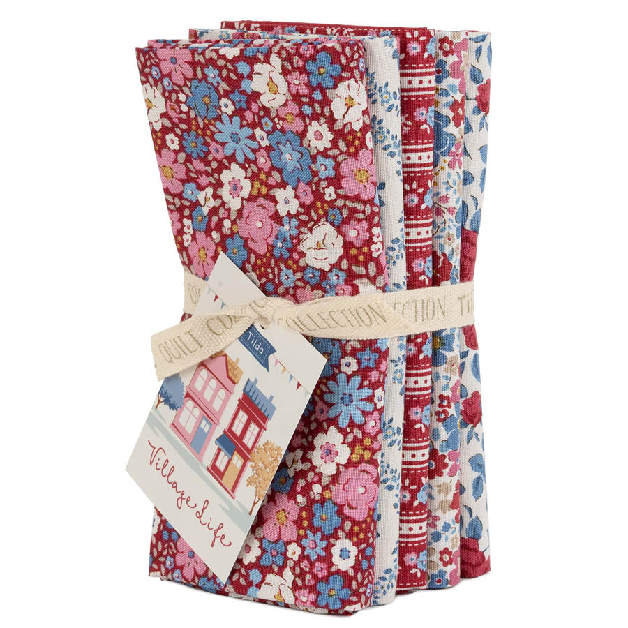 Village Life - Colour Bundles - Burgundy