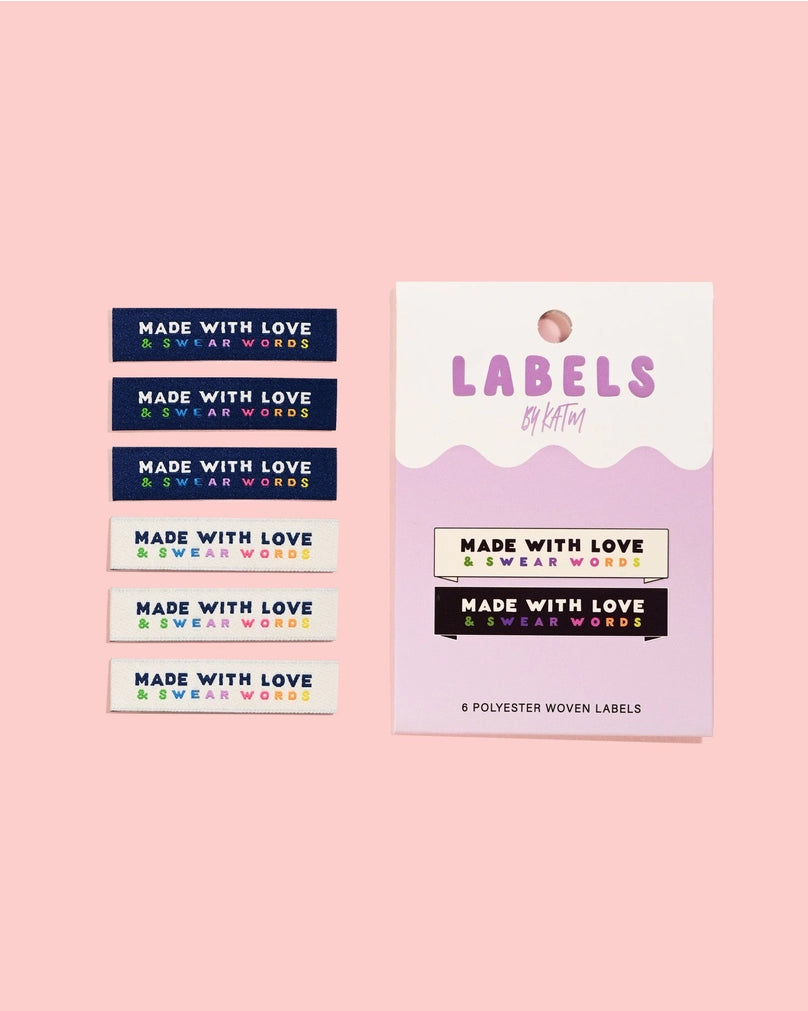 Made With Love and Swear Words Labels