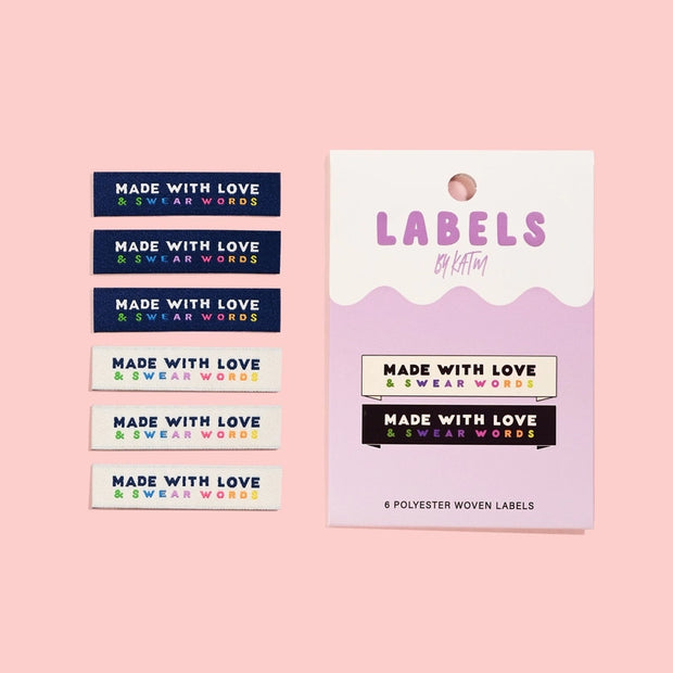 Made With Love and Swear Words Labels