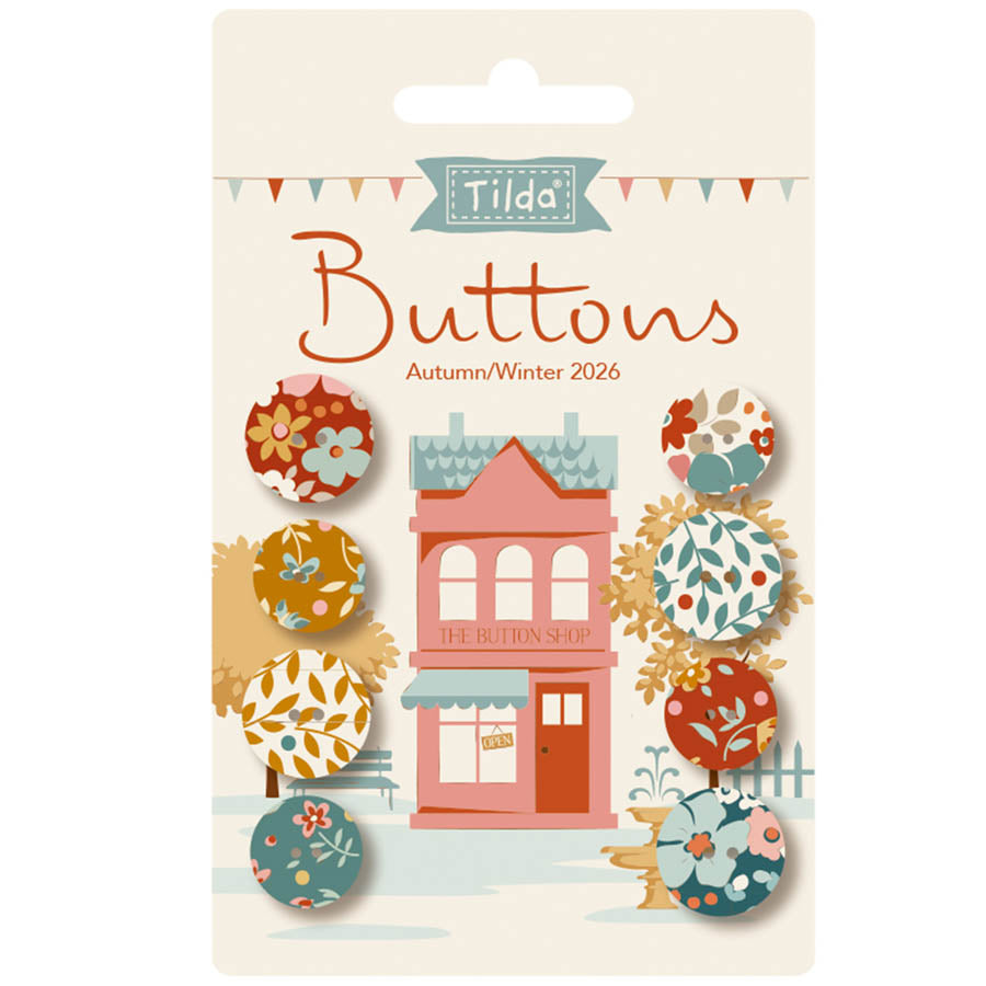 Village Life - Buttons - Autumn Colours