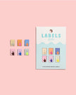 Middle Finger Mini Hands Labels