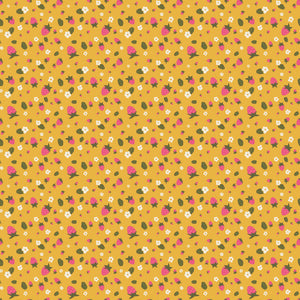 Joyful June - Strawberries in Ochre