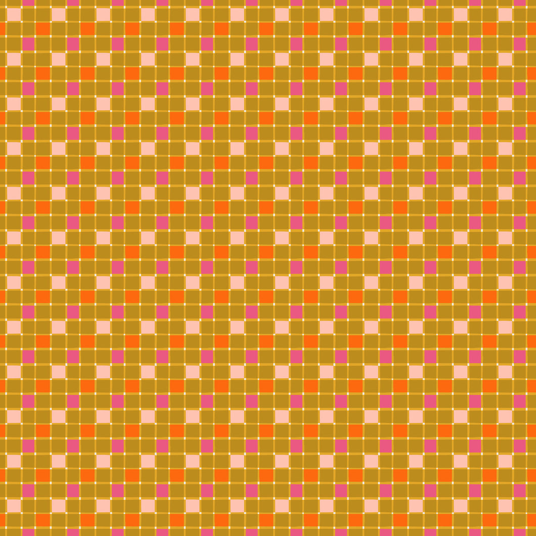 Joyful June - Gingham in Ochre