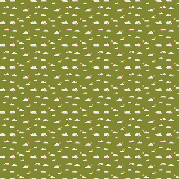 Joyful June - Clouds in Green