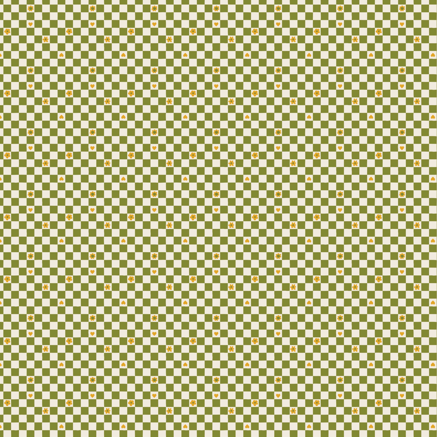 Joyful June - Checks in Green