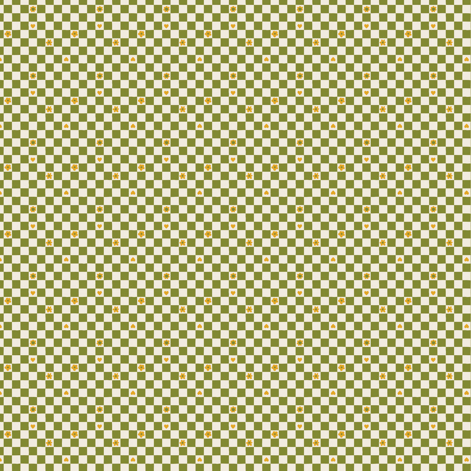 Joyful June - Checks in Green