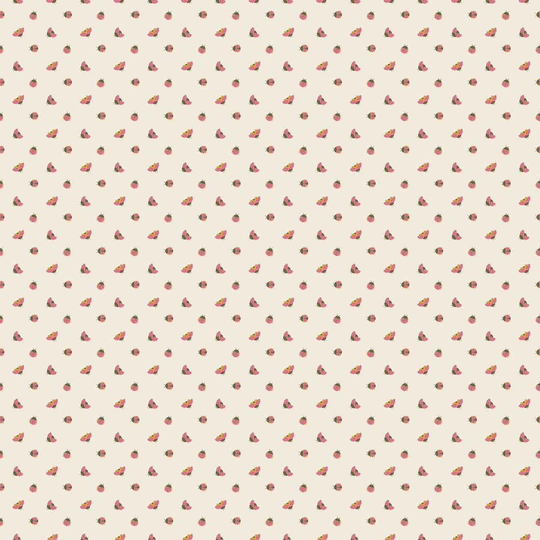Joyful June - Ladybugs in Cream