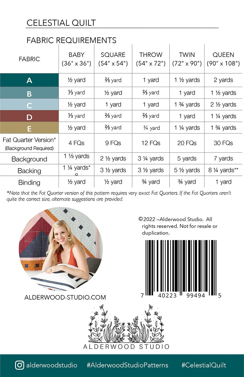 Celestial Quilt Pattern