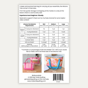 Altoona Tote Pattern
