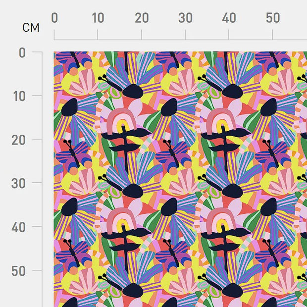 Karina + Kind - Butterfly Island - CANVAS - 1 m cut