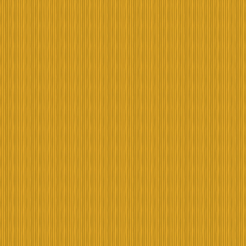 Joyful June - Stripe in Ochre - CANVAS