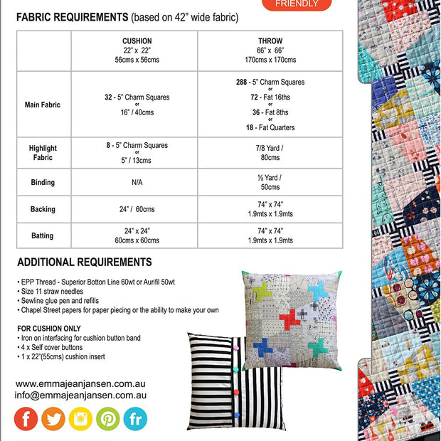 Chapel Quilt Pattern (includes templates)