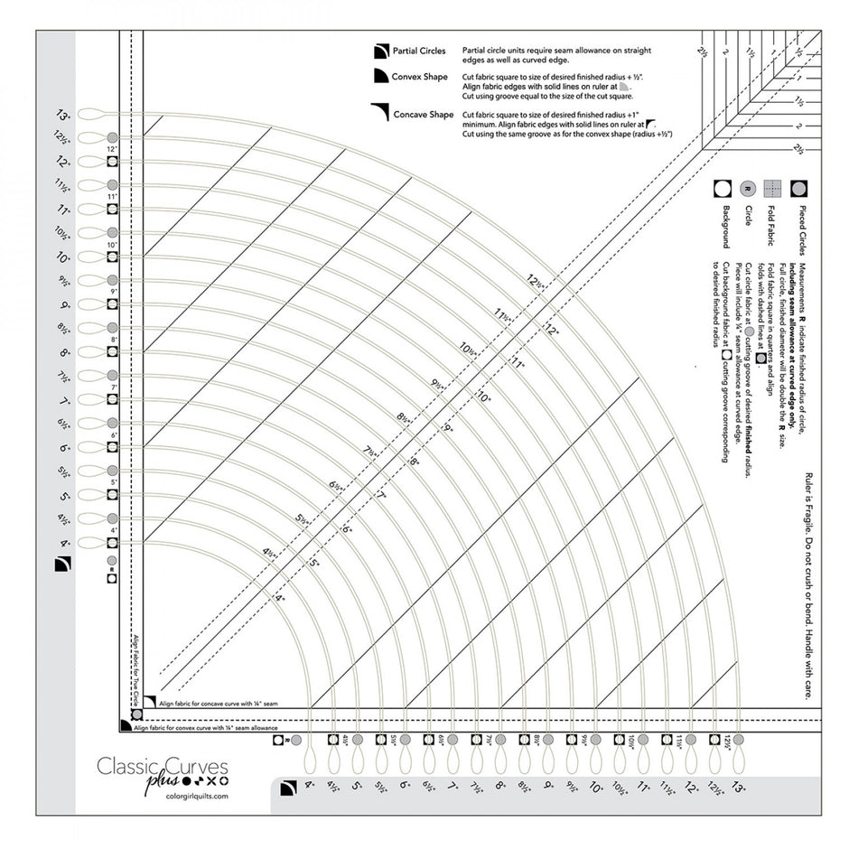 Classic Curves Plus Ruler
