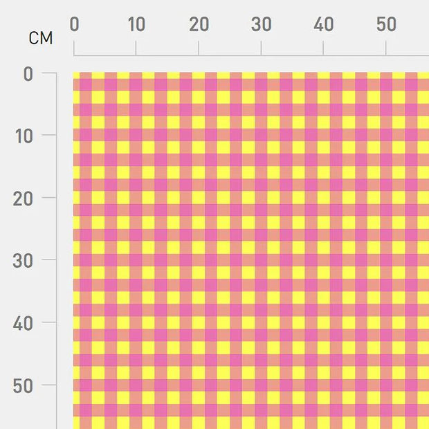 Karina + Kind - Clownpants Gingham - CANVAS - 1 m cut