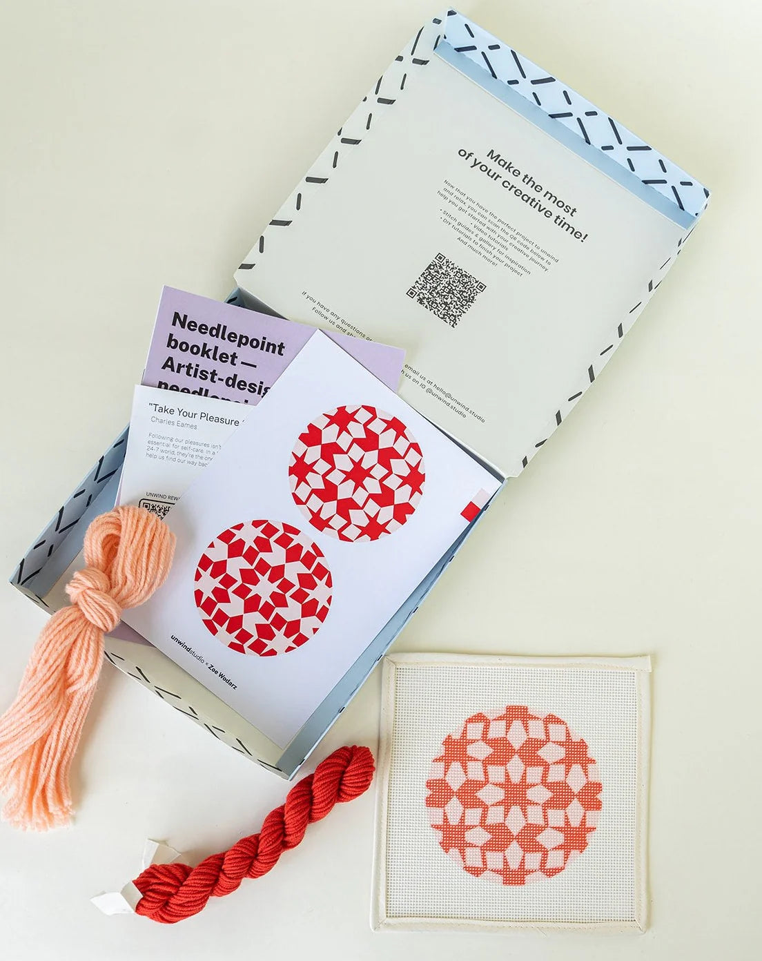 Refelctions by Zoe Wodarz Ornament Needlepoint Kit