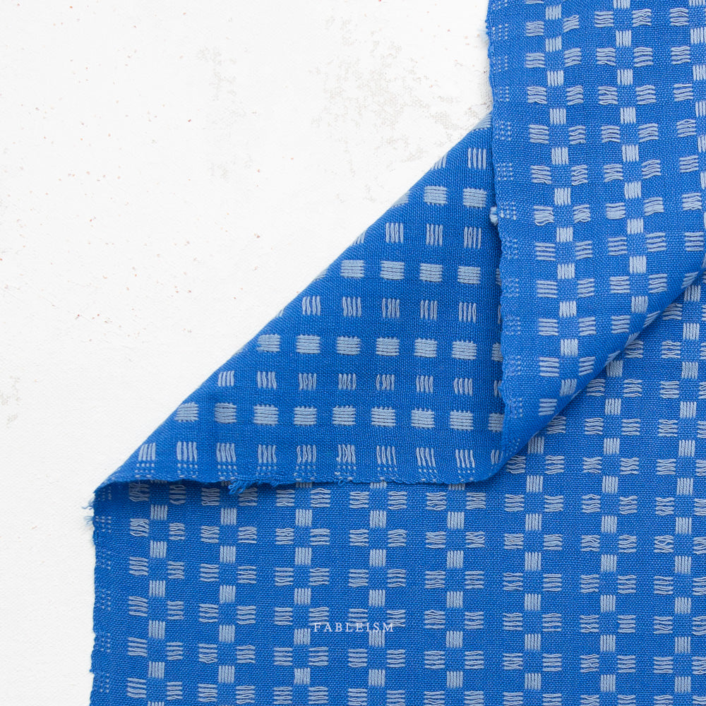 Fine and Dandy - Basketweave - Bright Blue