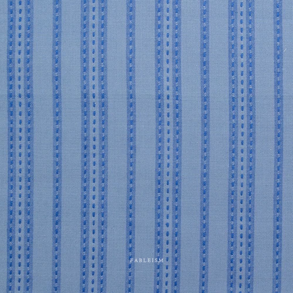 Fine and Dandy - Stitch Stripe - Blue