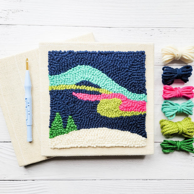 Aurora Skies Punch Needle DIY Kit