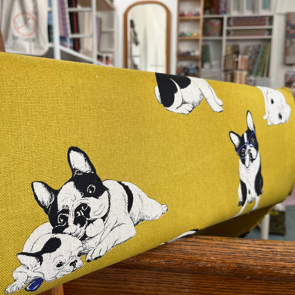 Bulldog Oxford Canvas - Chartreuse - 0.95 m piece