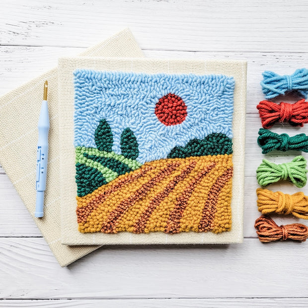Rolling Prairies Punch Needle DIY Kit
