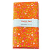 Petit Pan - Peace and Love - Orange - OILCLOTH