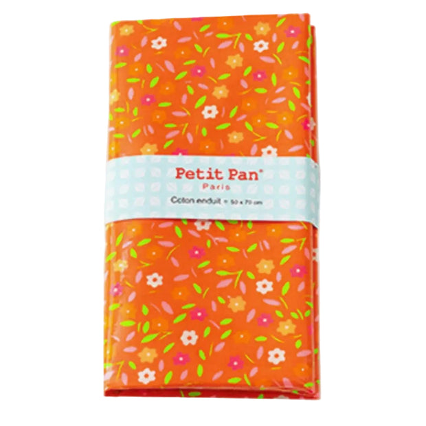 Petit Pan - Peace and Love - Orange - OILCLOTH