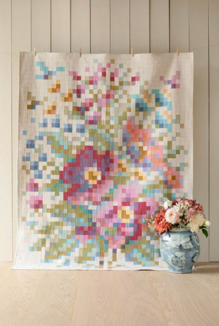 TILDA - Chambray Basics - Flower Branch Embroidery Quilt Kit