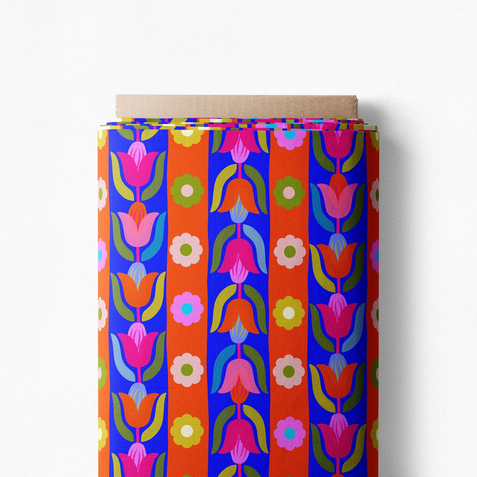 Karina + Kind - Gloria in Summer Royal - POPLIN - FAT QUARTER (Copy)