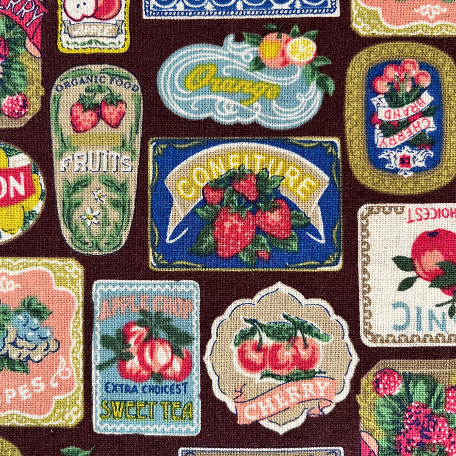 Vintage Labels - Maroon