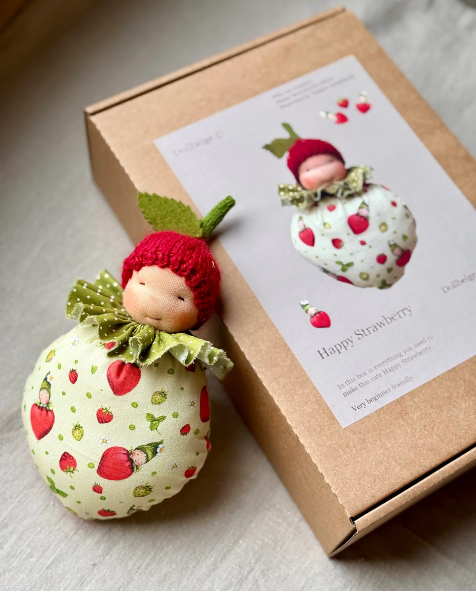 Happy Strawberry Doll Making Kit