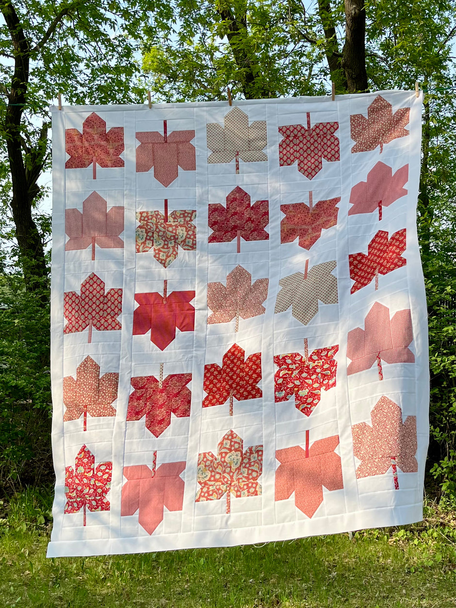 Canadian Leaves Quilt Kit