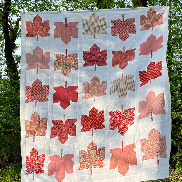 Canadian Leaves Quilt Kit