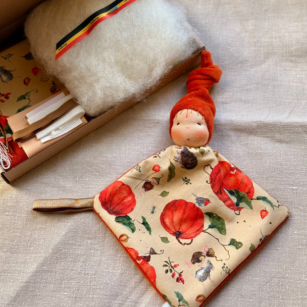 Pumpkin Gnomes Foldable Blanket Doll Making Kit