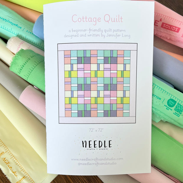 The Cottage Quilt Pattern - PRINTED