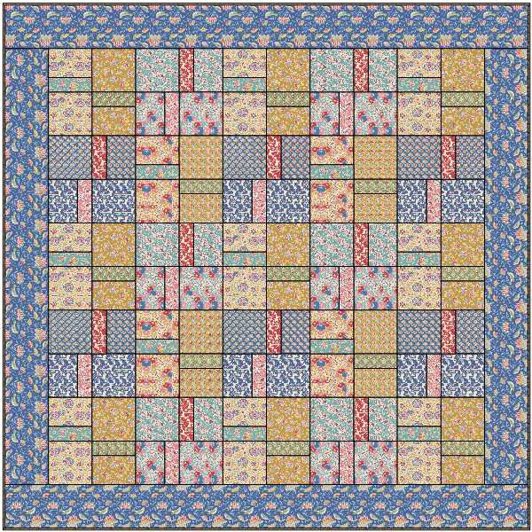 The Cottage Quilt Kit Reworked - featuring Tilda Jubilee