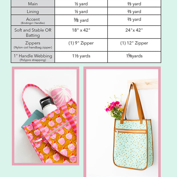 Everyday Quilted Tote Pattern