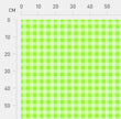 Karina + Kind - Lime Zest Gingham - CANVAS - 1 m cut