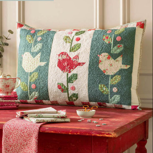 TILDA - Merry Little Christmas - Winter Birds Pillow Kit - PETROL